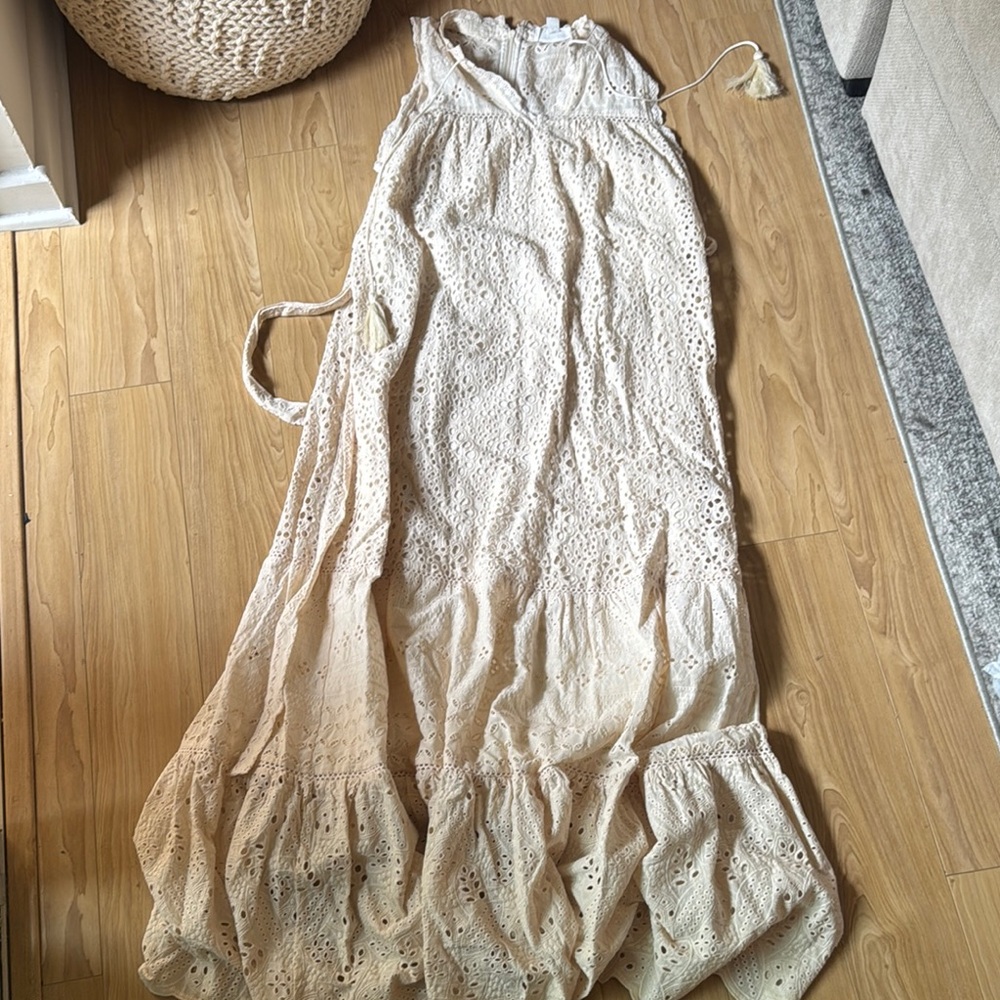 Allison New York Cream Lace Dress